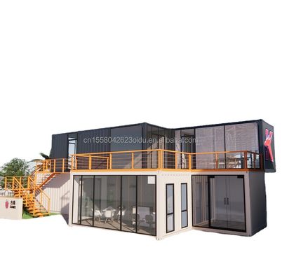 10ft Shipping Container Coffee Shop Steel Frame Container Shop Kiosk met gegalvaniseerd stalen buigen 180g Container Huizen