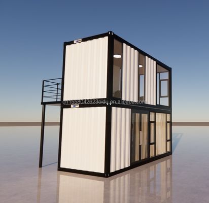 Gebouw voor kantoren Verwijderbaar opvouwbaar containerhuis voor woon- en kantoorvoorbereiding