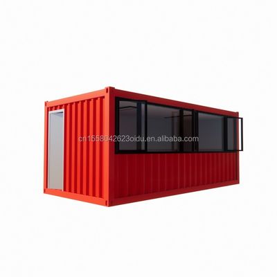 Prefab Kit Set Modulaire hutten Container Huizen 20ft of 40ft Stalen frame gegalvaniseerd stalen buigwerk 180g voor Kitset Building