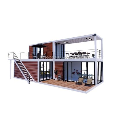 Gegalvaniseerde stalen buiging 40ft container huis flat pack mobiel geprefabriceerd huisje met 3 slaapkamers in grote vraag