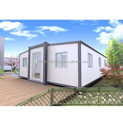 Gezinswoning met bulk uitbreidbaar containerhuis en opvouwbaar geprefabriceerd huis 2 slaapkamers Gezinshuis