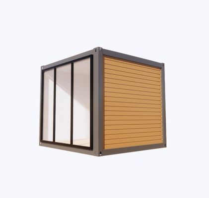 Goedkope Containerhuis met 50/75/100mm Wave Sandwich Panel Muur en Aluminium Alloy Windows