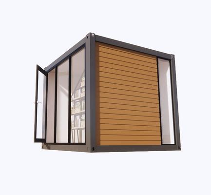 Goedkope Containerhuis met 50/75/100mm Wave Sandwich Panel Muur en Aluminium Alloy Windows