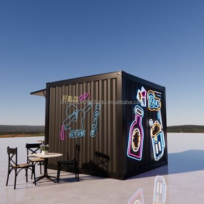 Supermarkt Gemaakt van gegalvaniseerde stalen vierkantbuizen Hoofdstructuur voor 20ft of 40ft Mobiele prefab huis opvouwbaar