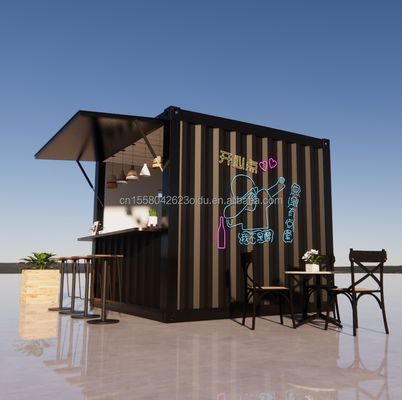 Supermarkt Gemaakt van gegalvaniseerde stalen vierkantbuizen Hoofdstructuur voor 20ft of 40ft Mobiele prefab huis opvouwbaar