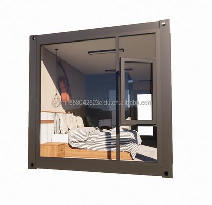 Gemakkelijk te monteren Luxe Living Container House met gegalvaniseerde stalen vierkantbuizen Hoofdstructuur
