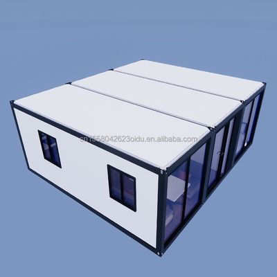 Containerhuizen betaalbare stalen structuur prefab huizen met 50/75/100 mm wave sandwich paneel muren