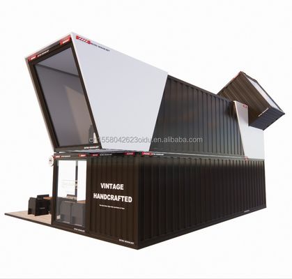 Uitbreidbare prefab vouwcontainer Tuinhuis met gegalvaniseerde stalen vierkantbuizen Hoofdstructuur Chinese ontwerpstijl