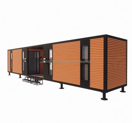 Goedkope aluminiumlegeringsruimte Staalstructuur Prefab vouwbare villa Containerhuis met gegalvaniseerde stalen vierkantbuizen