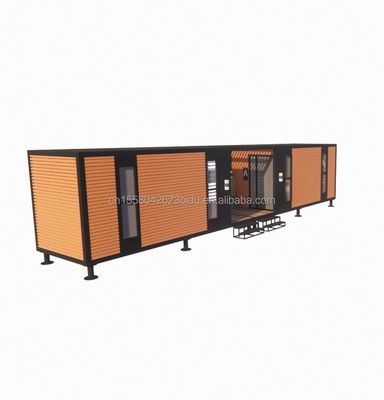 Goedkope aluminiumlegeringsruimte Staalstructuur Prefab vouwbare villa Containerhuis met gegalvaniseerde stalen vierkantbuizen