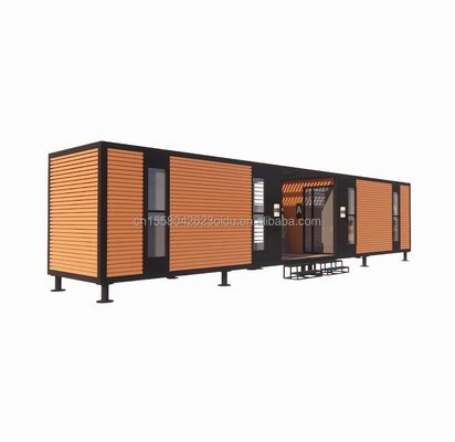 Goedkope aluminiumlegeringsruimte Staalstructuur Prefab vouwbare villa Containerhuis met gegalvaniseerde stalen vierkantbuizen