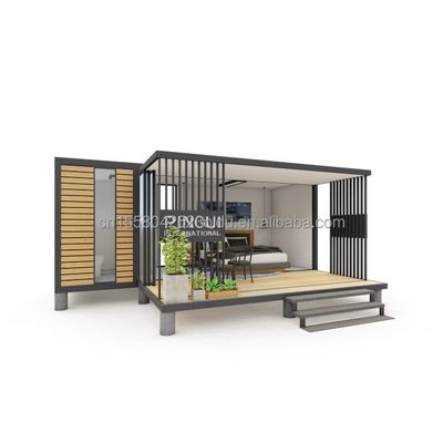 Prefab modulaire containerhuizen Moderne ontwerp stijl met stalen frame gegalvaniseerd stalen buigwerk 180g