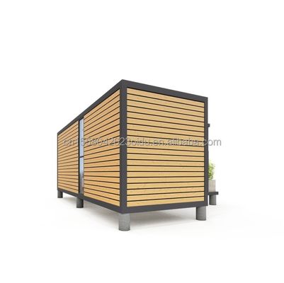 Prefab modulaire containerhuizen Moderne ontwerp stijl met stalen frame gegalvaniseerd stalen buigwerk 180g