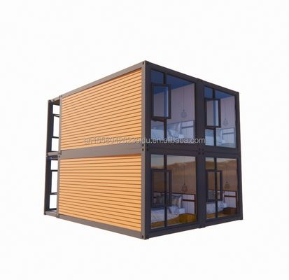 Hotel 2 verdieping Luxe Boxable Extendable Container House met aangepaste kleur en persoonlijke aanpassing