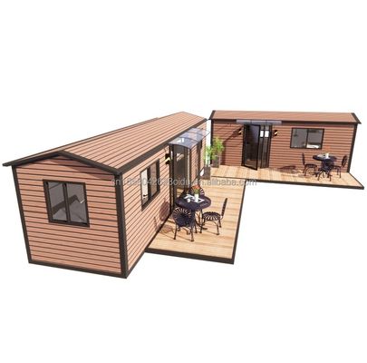 Moderne ontwerp modulair staalcontainer huis geprefabriceerde platte verpakking voor buiten aluminium allooi ramen inbegrepen in het ontwerp