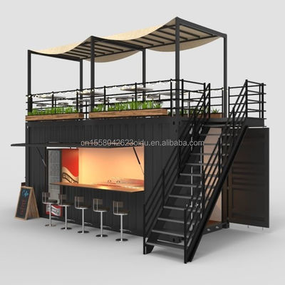 Hotel Business Chinese Design Stijl 20ft Multicolor Tuin Container Huis Voor aanpassing