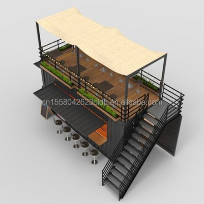 Hotel Business Chinese Design Stijl 20ft Multicolor Tuin Container Huis Voor aanpassing