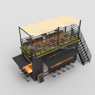 Hotel Business Chinese Design Stijl 20ft Multicolor Tuin Container Huis Voor aanpassing