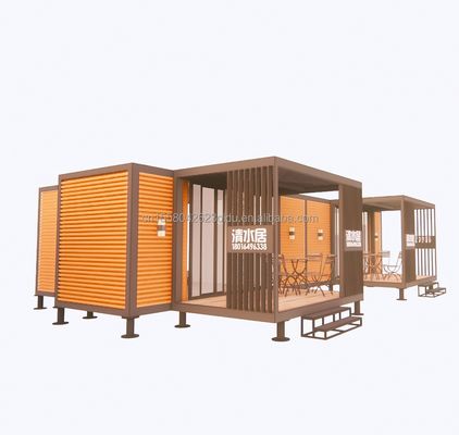 Chinese Design Staalstructuur Container Modulaire villa voor gemakkelijke montage Moderne woning Luxe hutten