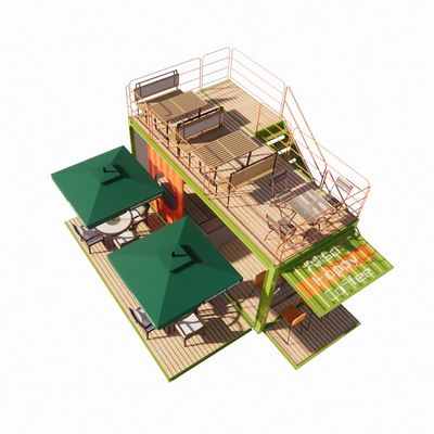 2023 Topverkopen Buiten Modulaire Prefab Huizen Container Stalen Frame Gegalvaniseerd met gegalvaniseerde stalen buigcontainer