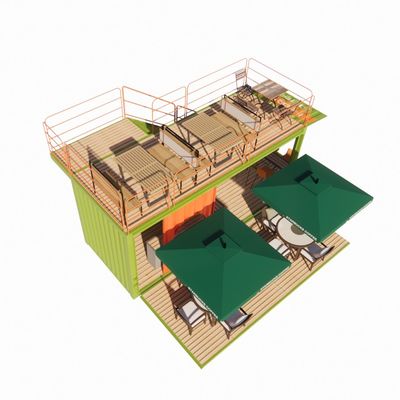 2023 Topverkopen Buiten Modulaire Prefab Huizen Container Stalen Frame Gegalvaniseerd met gegalvaniseerde stalen buigcontainer
