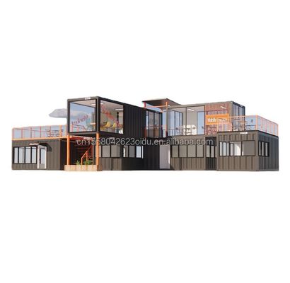Gepersonaliseerd Modern Prefab Tiny House met aangepaste kleur en muur 50/75/100mm Wave Sandwich Panel