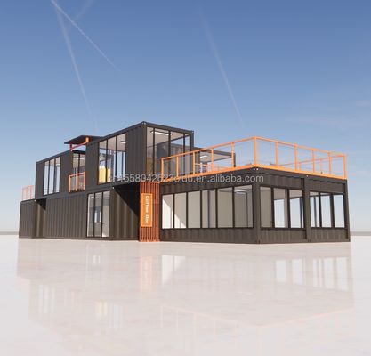 Gepersonaliseerd Modern Prefab Tiny House met aangepaste kleur en muur 50/75/100mm Wave Sandwich Panel
