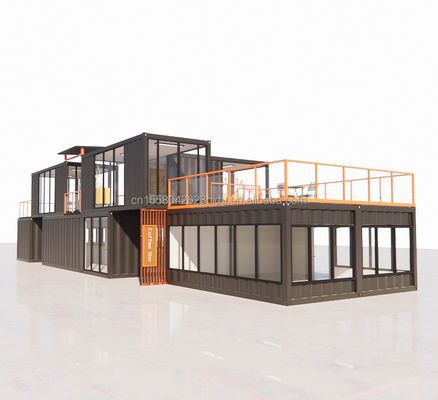 Gepersonaliseerd Modern Prefab Tiny House met aangepaste kleur en muur 50/75/100mm Wave Sandwich Panel