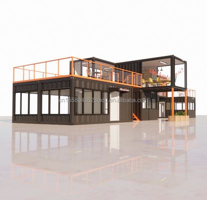 Gepersonaliseerd Modern Prefab Tiny House met aangepaste kleur en muur 50/75/100mm Wave Sandwich Panel