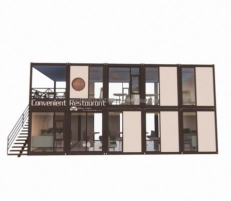 Containerhuizen Muur 50/75/100mm Wave Sandwich Panel Opvouwbaar Uitbreidbaar Prefab Huis Villa