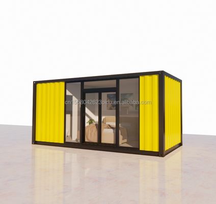 Prefabricate Huizen Villa's Staalconstructie Containerhuis Luxe klein huis met raam Aluminiumlegeringsramen