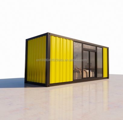 Prefabricate Huizen Villa's Staalconstructie Containerhuis Luxe klein huis met raam Aluminiumlegeringsramen