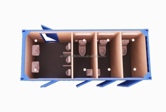 Containerhuizen Muur 50/75/100mm Wave Sandwich Panel Opvouwbaar Uitbreidbaar Prefab Huis Villa