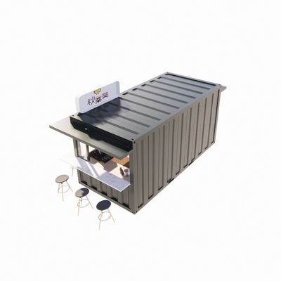 20ft container voorgefabriceerde winkels winkels badkamer inbegrepen en aangepaste kleur voor uw commerciële ruimte