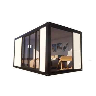 Hotel Accommodatie 20ft Prefabricated Afneembare Huis met gegalvaniseerd stalen buigwerk 180g en aanpasbaar ontwerp