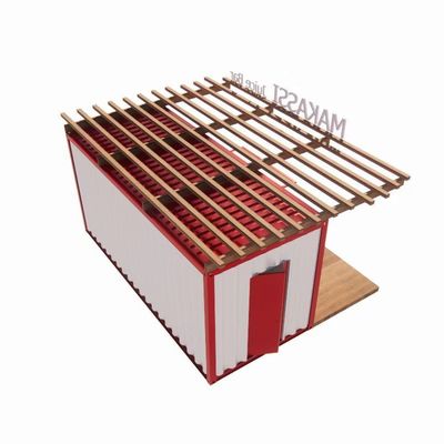 Modern ontwerp Containerhuizen 20ft Container Prefabricated winkels Winkels in Shipping Container