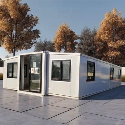 Aluminium alloy venster 20ft uitbreidbare prefab villa orkaanbestendige draagbare mobiele luxe appartement voor luxe wonen