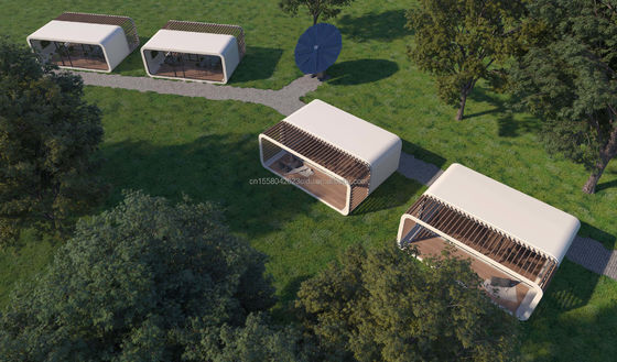 Op maat gemaakte kleur Moderne containerhuis Prachtig geprefabriceerd mobiele huis voor hotel van Arc Garden Housing