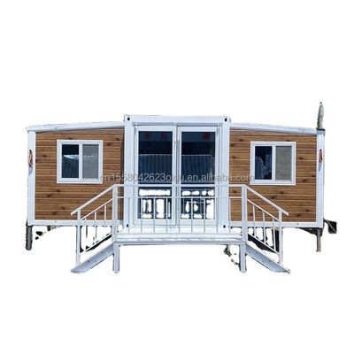 Aluminium alloy venster 20ft uitbreidbare prefab villa orkaanbestendige draagbare mobiele luxe appartement voor luxe wonen