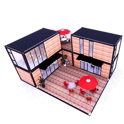 Moderne ontwerp 20 voet uitbreidbaar Flat Pack Modulair Huis Prefab Sandwich Panel Verzending 3 slaapkamers Container Huis voor Hotel