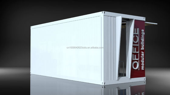 Hoofdstructuur Gegalvaniseerde stalen vierkantbuizen Outdoor Food Store Sentry Box Coffee Shop Kleding Container