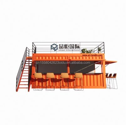 Goedkope 20ft of 40ft Container Voorgefabriceerde winkels Winkels met aluminiumalloy ramen