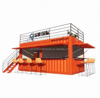 Goedkope 20ft of 40ft Container Voorgefabriceerde winkels Winkels met aluminiumalloy ramen