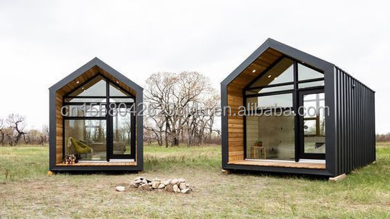 50/75/100mm Wave Sandwich Panel Muur Luxe Metalen Houten Tuin Klein Huis voor Moderne Prefab Hotel