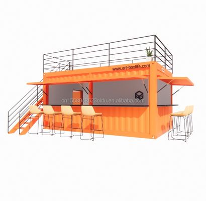 Goedkope 20ft of 40ft Container Voorgefabriceerde winkels Winkels met aluminiumalloy ramen