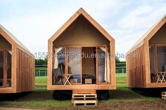 50/75/100mm Wave Sandwich Panel Muur Luxe Metalen Houten Tuin Klein Huis voor Moderne Prefab Hotel