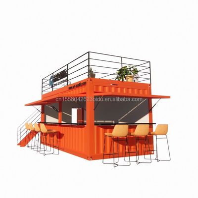 Goedkope 20ft of 40ft Container Voorgefabriceerde winkels Winkels met aluminiumalloy ramen