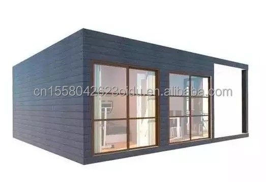 Goedkope 20ft Knock Down Sandwich Panel Draagbaar Prefab Hotel Container Modulair Huis met Aluminium Alloy Vensters