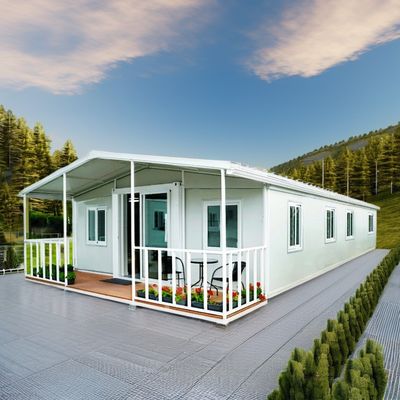 Modern 40ft 20ft Prefab Granny Flat Quick Build 1 2 3 slaapkamer Uitbreidbare mobiele container Home Prefab Shipping Draagbaar