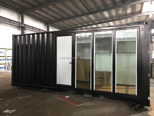 20ft Draagbaar Opvouwbaar Container Cabin House met aangepaste kleur en gegalvaniseerde stalen vierkant buizen